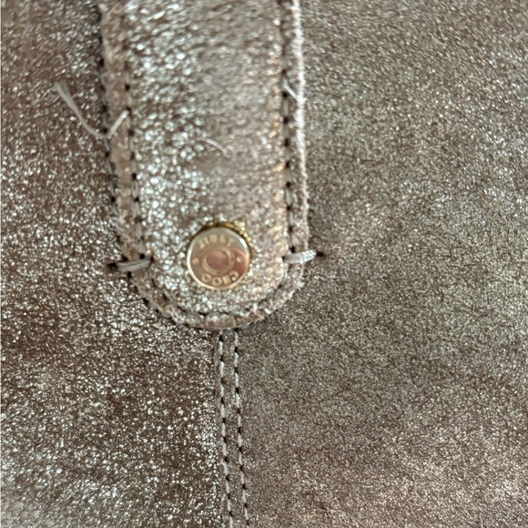 Jimmy Choo Shimmer Leather Ankle Boots Size 38 1/2 - Picture 9 of 9